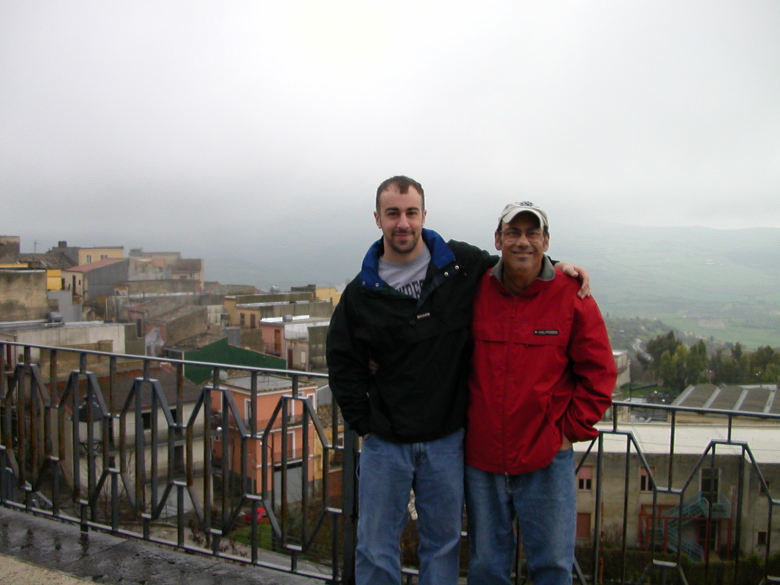 Taken from the area of the Palazzo of the Verga family. Picture is of Paul, III and I.